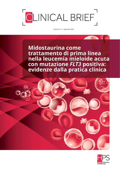 Midostaurina come trattamento di prima linea nella leucemia mieloide acuta con mutazione FLT3 positiva